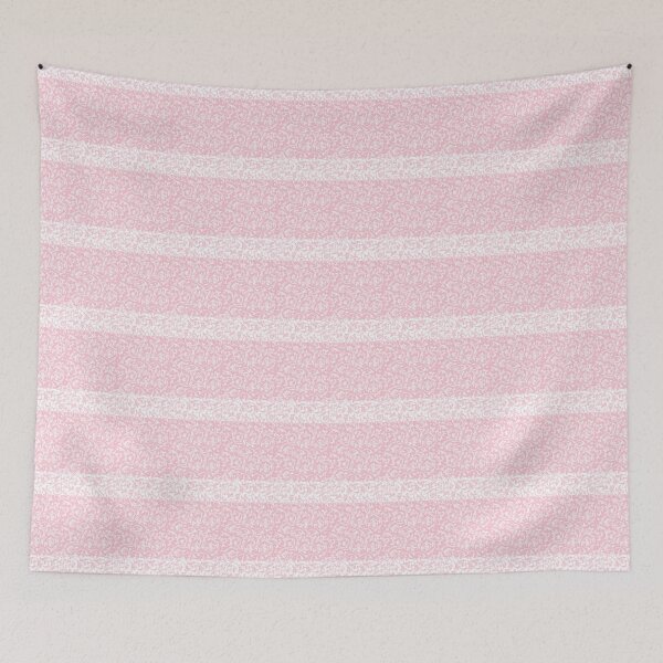 Item preview, Elegant French Floral Swirls Pink White designed and sold by Pixelchicken.