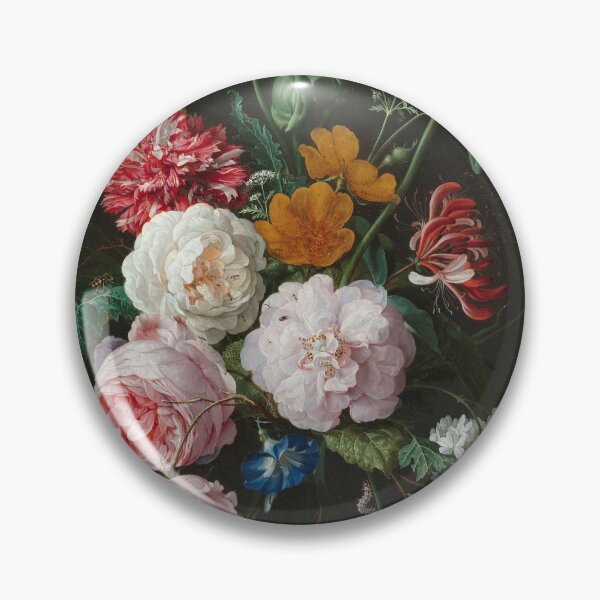 Item preview, Still Life with Flowers in a Glass Vase designed and sold by Vintage Wall Art.