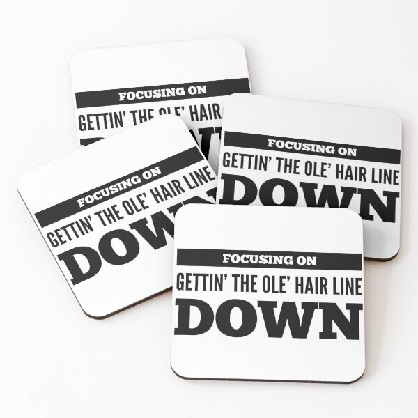 Item preview, Focusing On Gettin' The Ole' Hair Line Down designed and sold by OfferHeat.