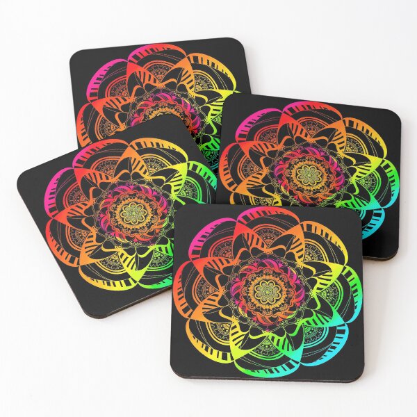 Item preview, colorful mandala designed and sold by rebmelkon.