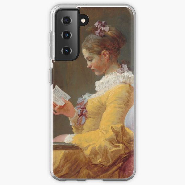 Jean-Honoré Fragonard - A Young Girl Reading - The Reader - Jeune Fille lisant Samsung Galaxy Soft Case