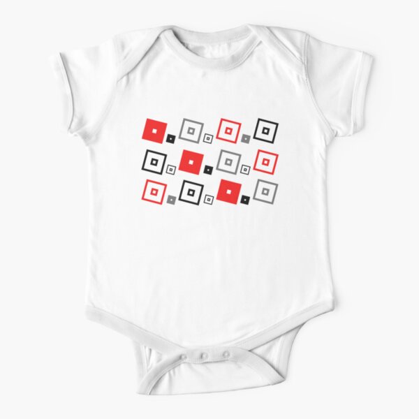 Roblox New Short Sleeve Baby One Piece Redbubble - escape the evil art shop obby face reveal ew roblox