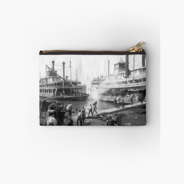 Item preview, Mississippi River Steamboats At The Dock - Memphis - 1906 designed and sold by warishellstore.