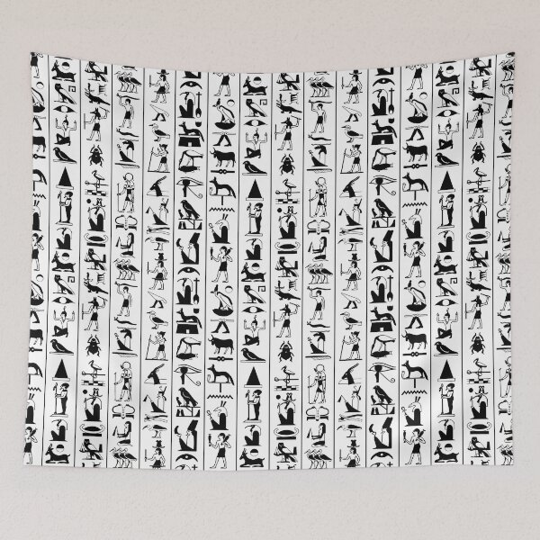 Item preview, Egyptian Hieroglyphs Six designed and sold by AxeLeon Patterns.