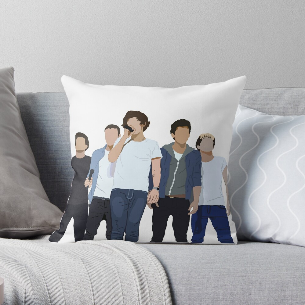 One Direction Live Artwork Throw Pillow for Sale by bellaandre