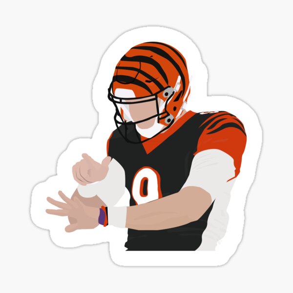 Joe Burrow Cincinnati Bengals STICKER - Joe Cool NFL Joey B Cincy