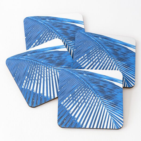 Item preview, Tropical Blue Palm Leaf designed and sold by Vin  Zzep.