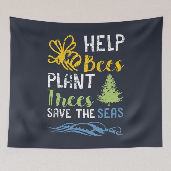 Item preview, Help Bees Plant Trees Save The Seas designed and sold by highparkoutlet.