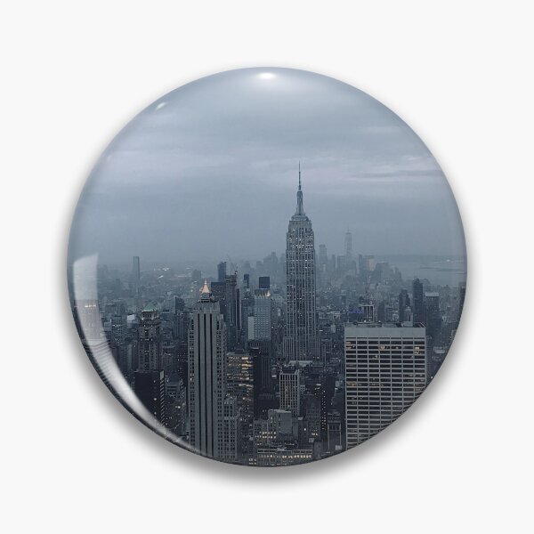 Item preview, Lower Manhattan in the Rain Print designed and sold by Candace Offman.