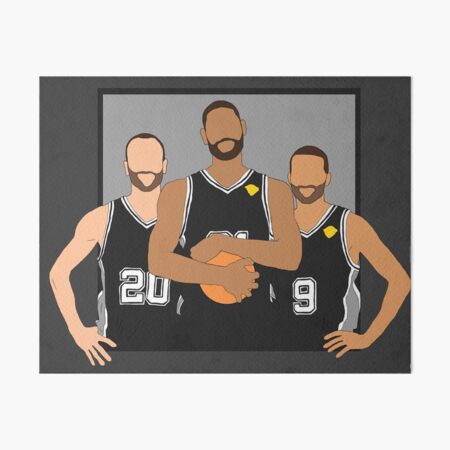 The Spurs' Big 3 Art Board Print