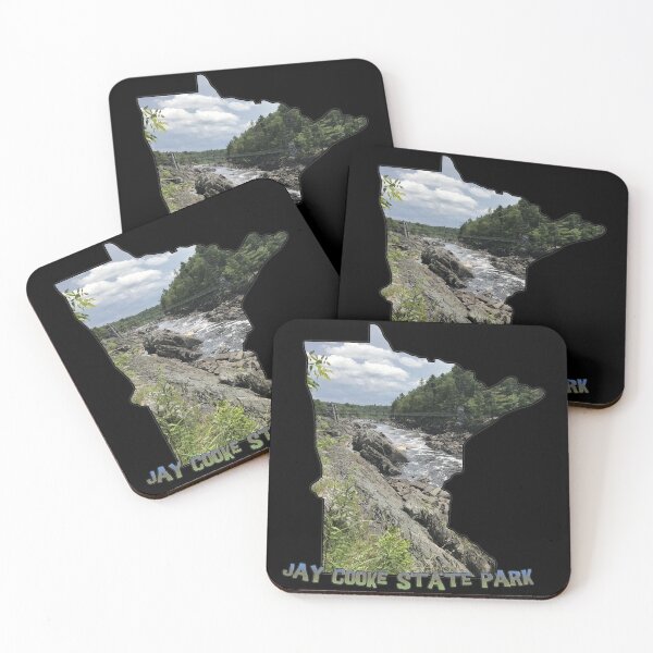 Item preview, Minnesota State Outline (Jay Cooke State Park) designed and sold by gorff.