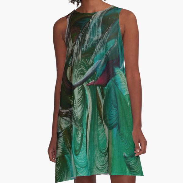 Water Goddess A-Line Dress