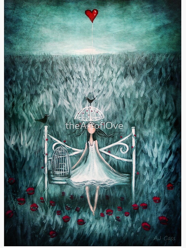 Thumbnail 2 of 2, Art Board Print, love watches over me designed and sold by theArtoflOve.