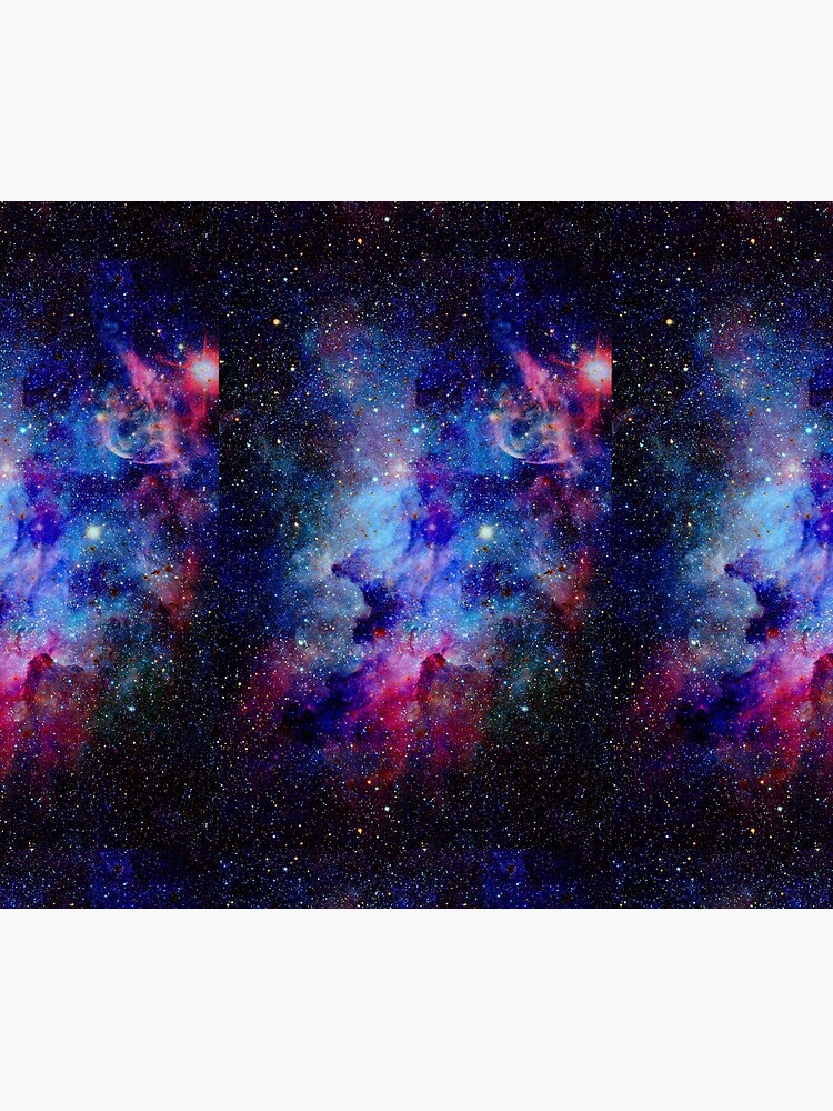 Blue Glitter Star Galaxy Artwork by newburyboutique
