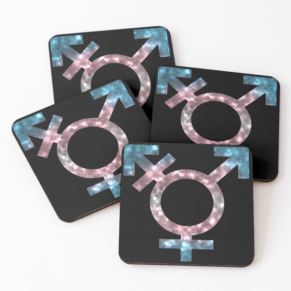 Item preview, Transgender Symbol Galaxy designed and sold by flowrawr.