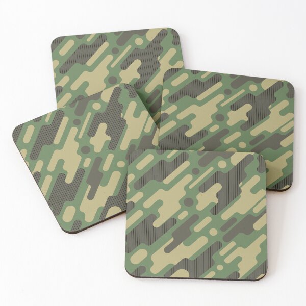Item preview, Camouflage Pattern 7, military pattern, green camo camping design designed and sold by Hurriyyatee.