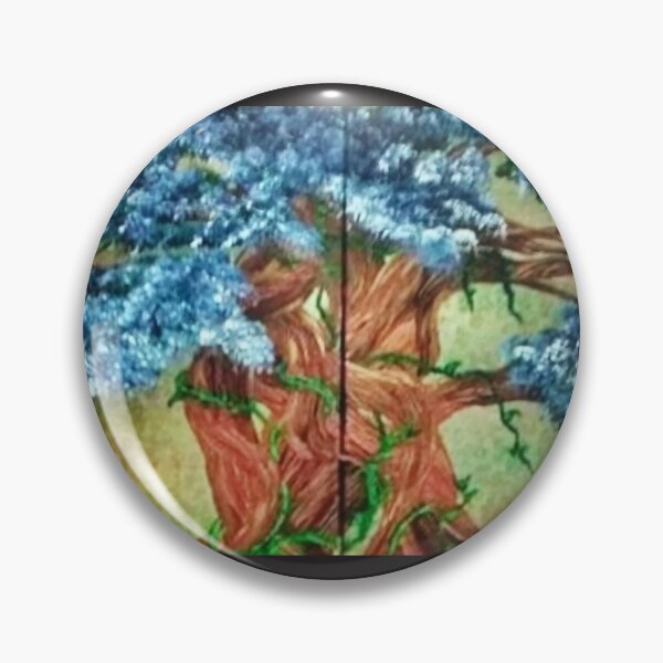 Item preview, Big Twisted blue tree designed and sold by Deanne-Bossell.