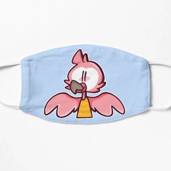 Flamingo Cartoon Mask By Tubers Redbubble - flamingo roblox kids masks redbubble