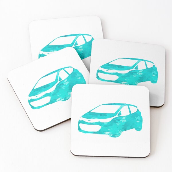 Item preview, Aqua Watercolor Chevy Bolt EV designed and sold by fireball916.