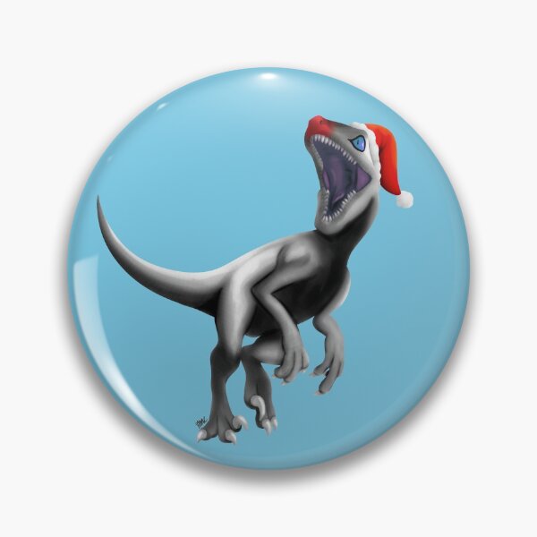 Artikelvorschau, Festlicher Dinosaurier (Frigid White) entworfen und verkauft von IgniteWithin.