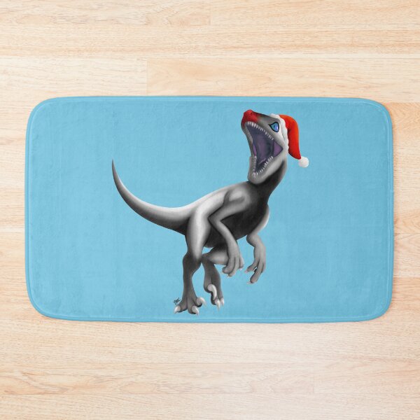 Item preview, Festive Dinosaur (Frigid White) designed and sold by IgniteWithin.