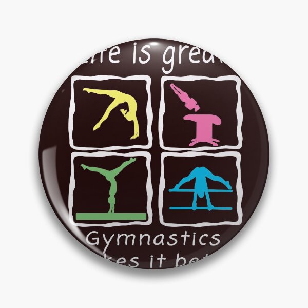 Item preview, Funny Gymnastics Gift Life is Great but Gymnastics makes it Better designed and sold by LGamble12345.