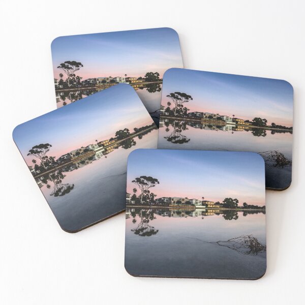 Item preview, Peaceful Sunset and tree branch in the Boating Lake designed and sold by jiashu xu.