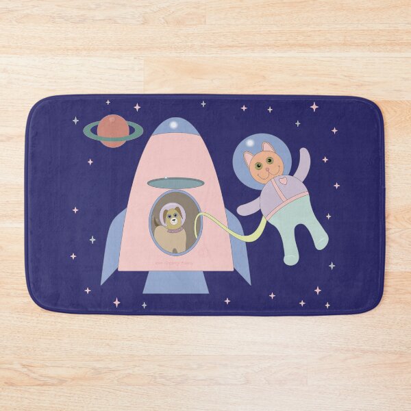 Item preview, SPACEWALKER LETS CAT GO FIRST designed and sold by Jean Gregory Evans.