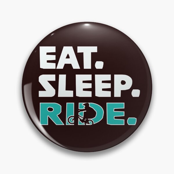 Item preview, Awesome Eat Sleep Ride repeat design for cyclists designed and sold by LGamble12345.