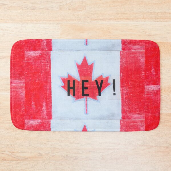Item preview, Hey Canada! Words and Flag on Wood designed and sold by RachelAlbang.