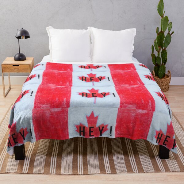 Item preview, Hey Canada! Words and Flag on Wood designed and sold by RachelAlbang.