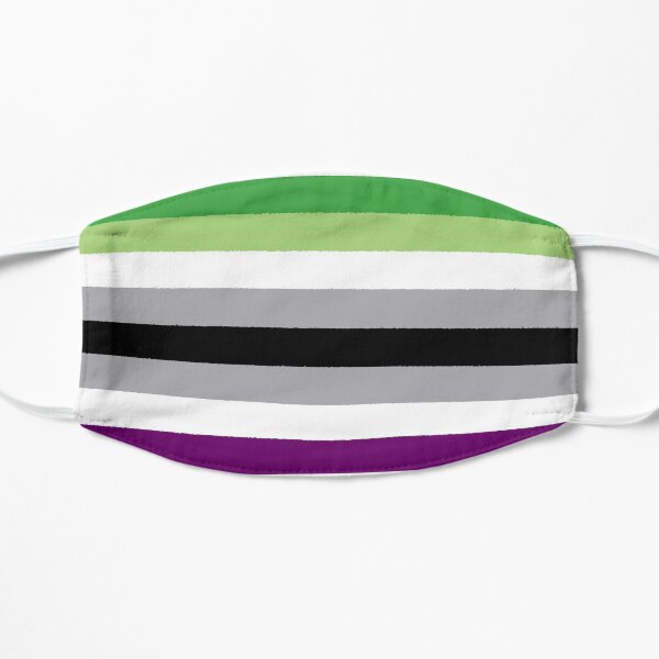Aro Ace Flag Flat Mask