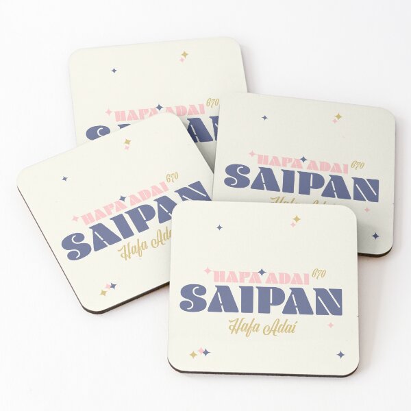 Item preview, Saipan Hafa Adai (blue pink) designed and sold by BeautifulSaipan.