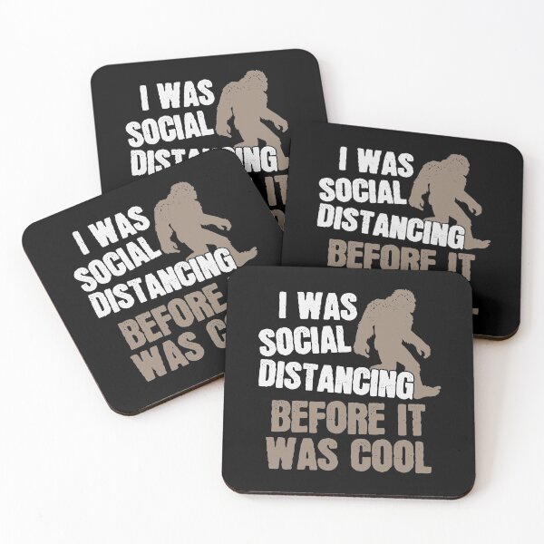 Item preview, Bigfoot Social Distancing Shirt  designed and sold by Maria Garcia.