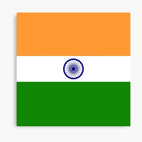 India Flag Canvas Print