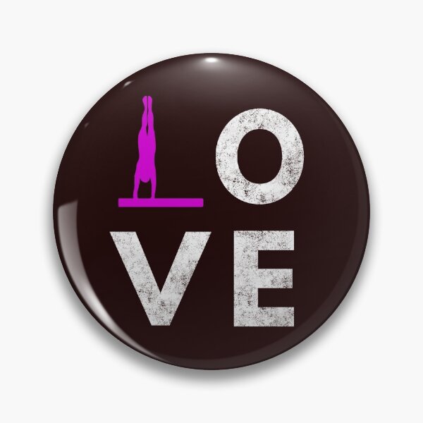 Item preview, Cute Girls Gymnastics Gift Gymnastics Love designed and sold by LGamble12345.