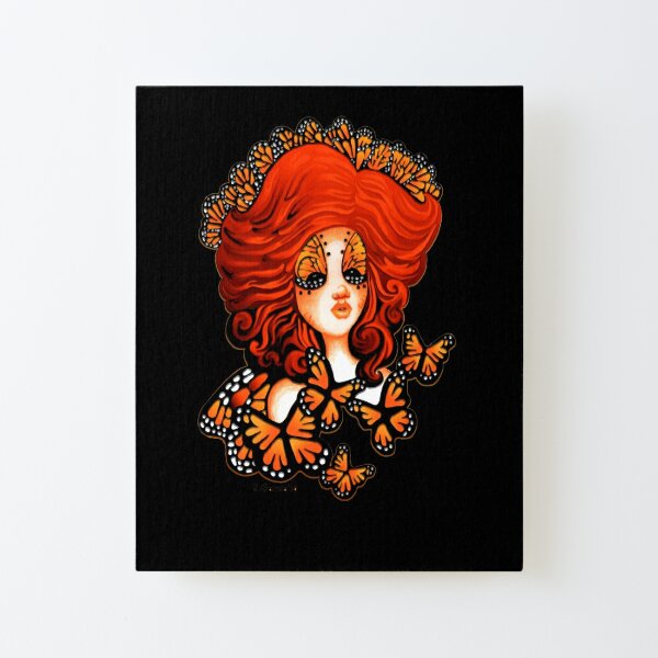Monarch Beauty Butterfly Fairy The Art Of Stephanie Ann Garcia Canvas Mounted Print