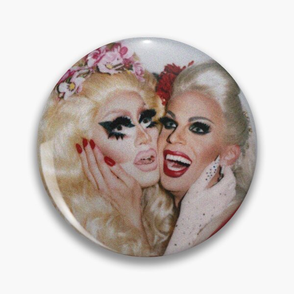 Trixie and Katya Polaroid Sticker & Pin Pin