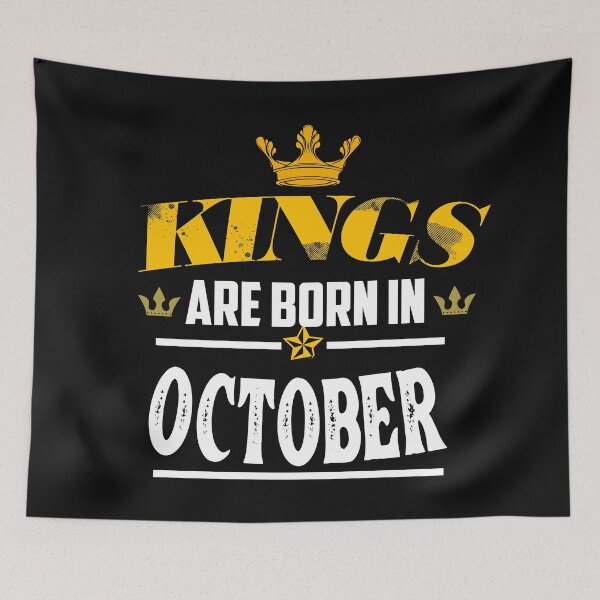 Item preview, Kings Are Born In October: Cute Birthday Gift Idea. designed and sold by cutitoutsir.