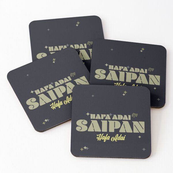Item preview, Saipan Hafa Adai (black yellow) designed and sold by BeautifulSaipan.