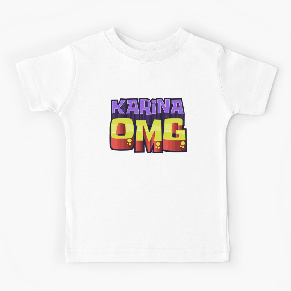 Karina Kids T Shirt By Tubers Redbubble - roblox videos for kids karina youtube