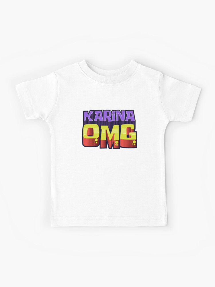 Karina Kids T Shirt By Tubers Redbubble - karina omg roblox 2019 shirt