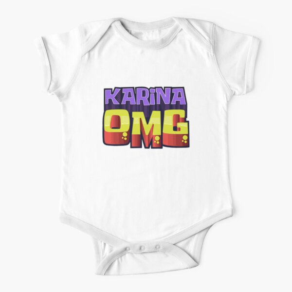 Karina Omg Short Sleeve Baby One Piece Redbubble - baby karina roblox