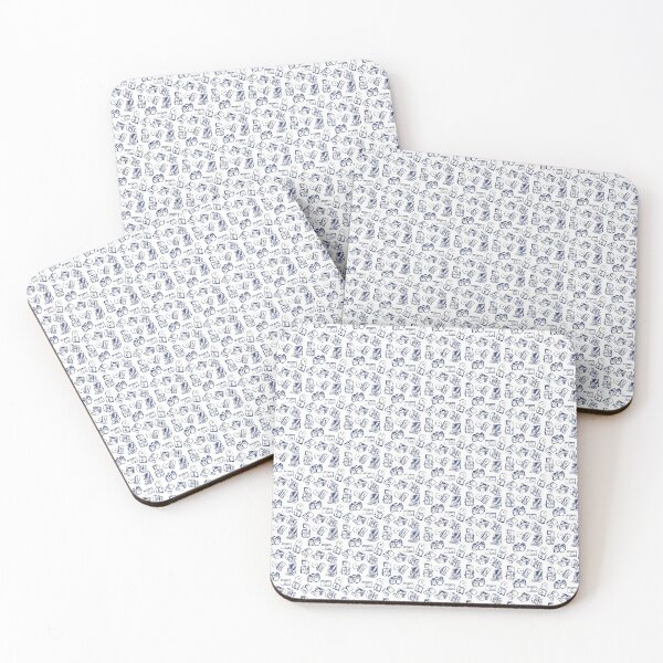 Item preview, Vintage Cameras - Photography - Photographer Pattern - Blue White designed and sold by whyitsme.