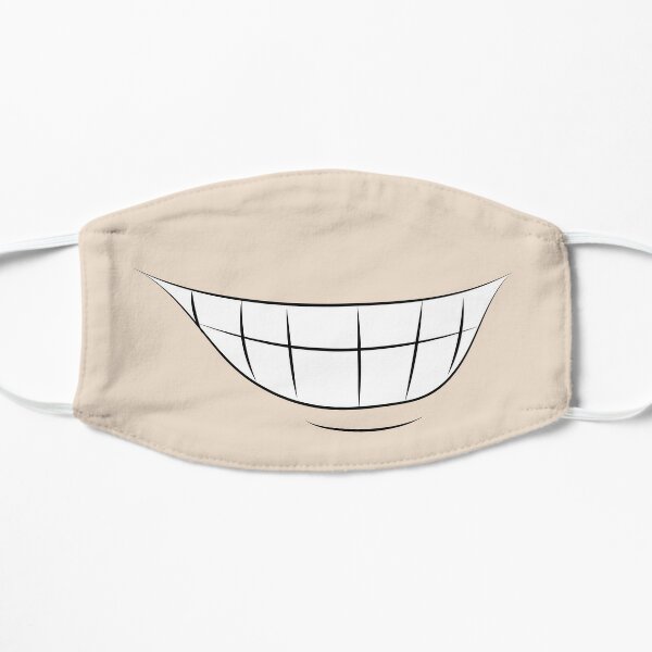 laughing mouth Flat Mask
