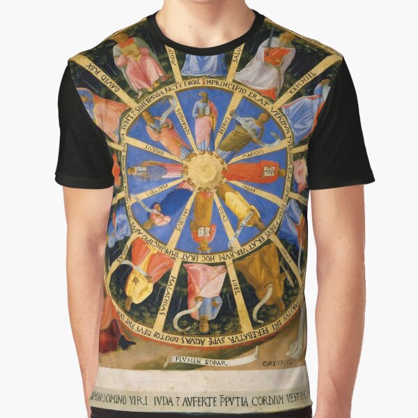 Item preview, Fra Angelico (Guido di Pietro) "The Mystical Wheel (The Vision of Ezekiel)" designed and sold by Alexandra Dahl.