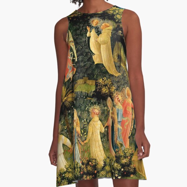 Item preview, Fra Angelico (Guido di Pietro) "The Last Judgement - The paradise" designed and sold by Alexandra Dahl.