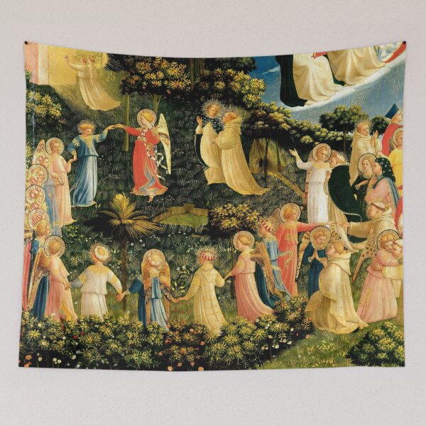 Item preview, Fra Angelico (Guido di Pietro) "The Last Judgement - The paradise" designed and sold by Alexandra Dahl.
