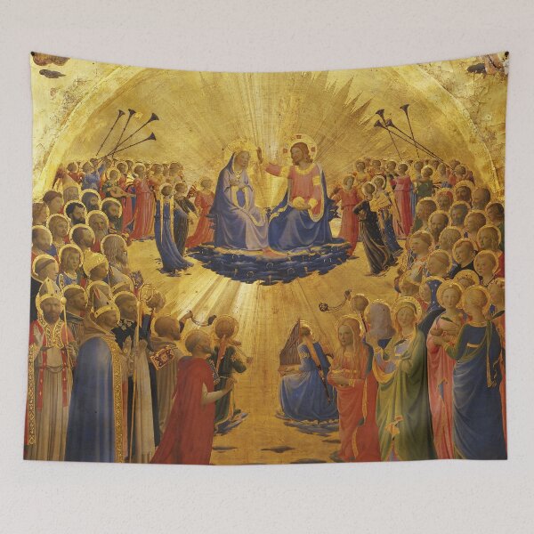 Item preview, Fra Angelico (Guido di Pietro) "Coronation of the Virgin with Saints and Angels" designed and sold by Alexandra Dahl.