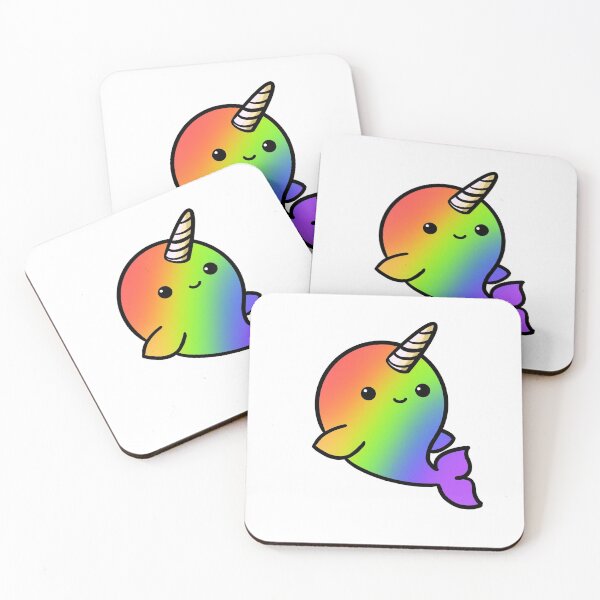 Item preview, Rainbow Narwhal designed and sold by ThatAesthetic.